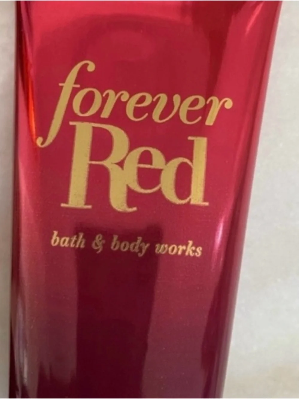 Bath & Body Works Forever Red Ultimate Hydration Body Cream - Red and Gold
